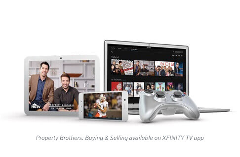 Multiple devices streaming content simultaneously: tablet, smartphone, laptops, gaming console