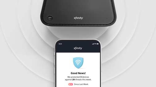 A phone receives a real-time notification.