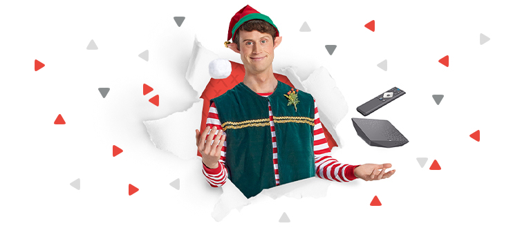 Elf with Xfinity equipment