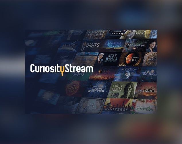 Curiosity Stream logo and options