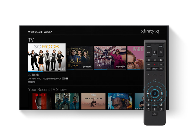 x1 app screen and remote