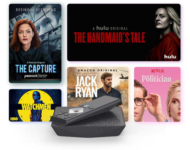 Shows on Peacock, Hulu, Amazon Prime, HBO, and Netflix