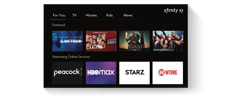 Xfinity X1 on TV Mobile