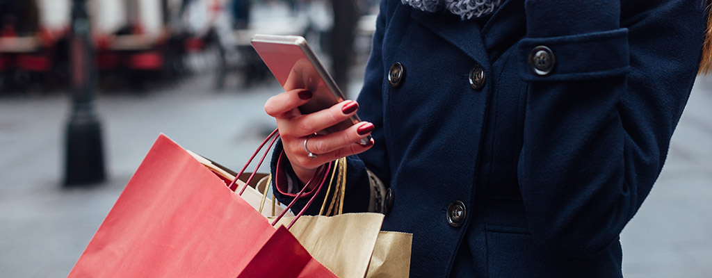 Black Friday Shopping with Smartphone