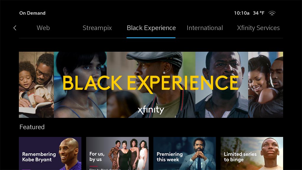Black Experience en Xfinity
