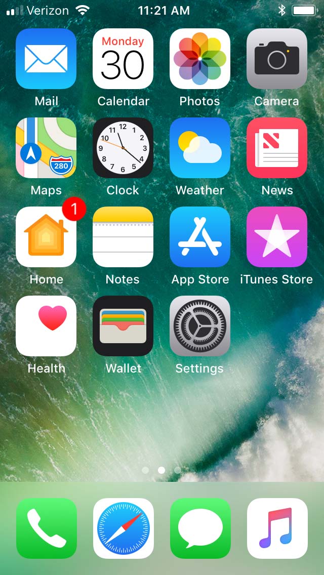 organising apps on iphone