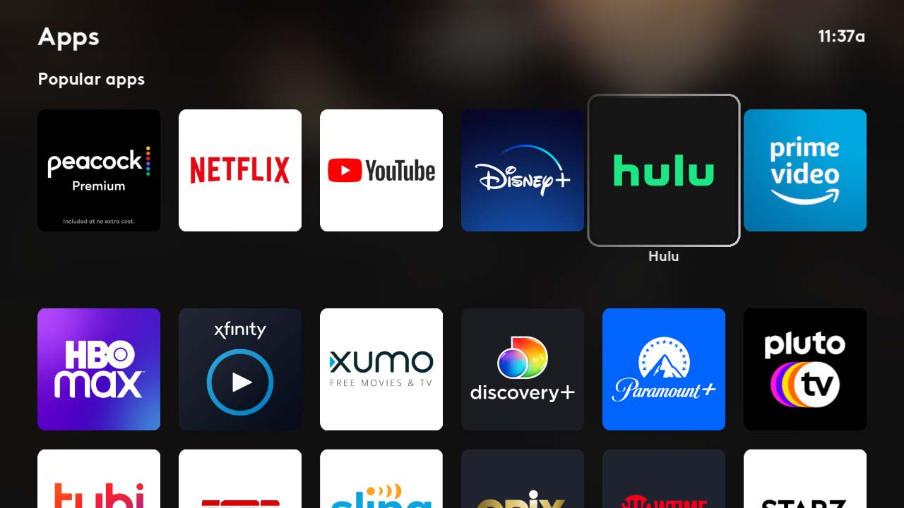 Hulu App on Xfinity Flex