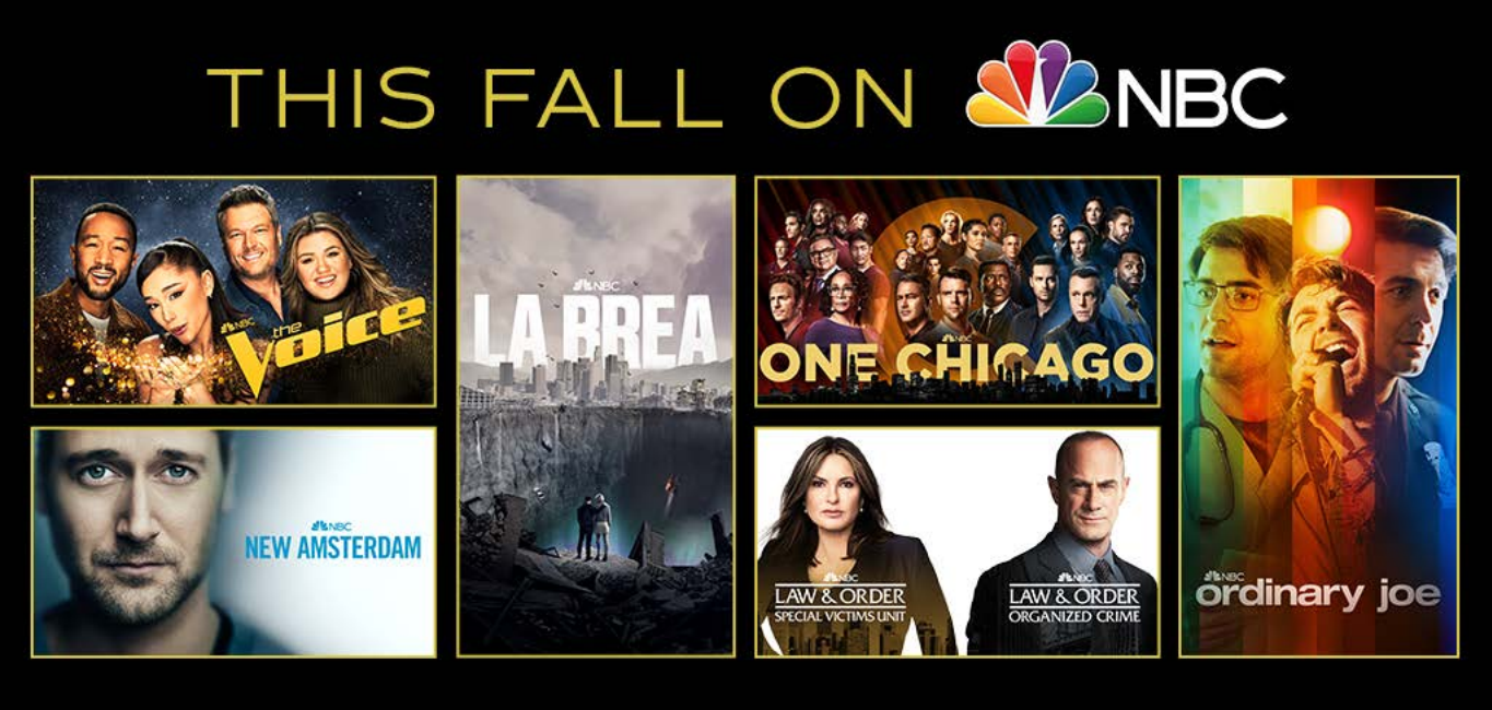 NBC Fall Lineup Available on NBC and Peacock with Xfinity