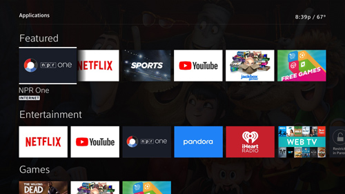 All About X1 TV Apps
