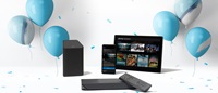 Xfinity products between balloons