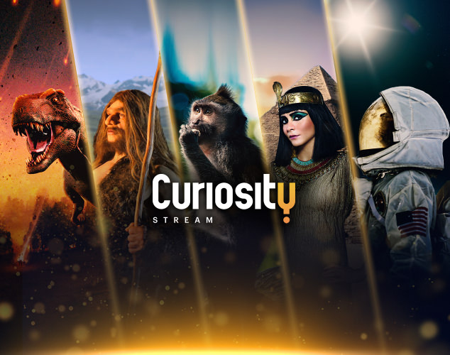 Mitad de imagen haciendo streaming de SVOD Curiosity