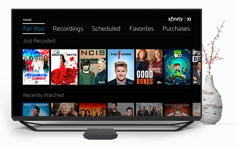 Equipo de XFINITY X1 para DVR