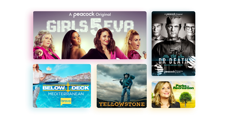 Peacock featured shows