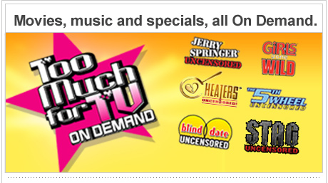 Música, películas y especiales, todos On Demand. Música, películas y especiales, todos On Demand.